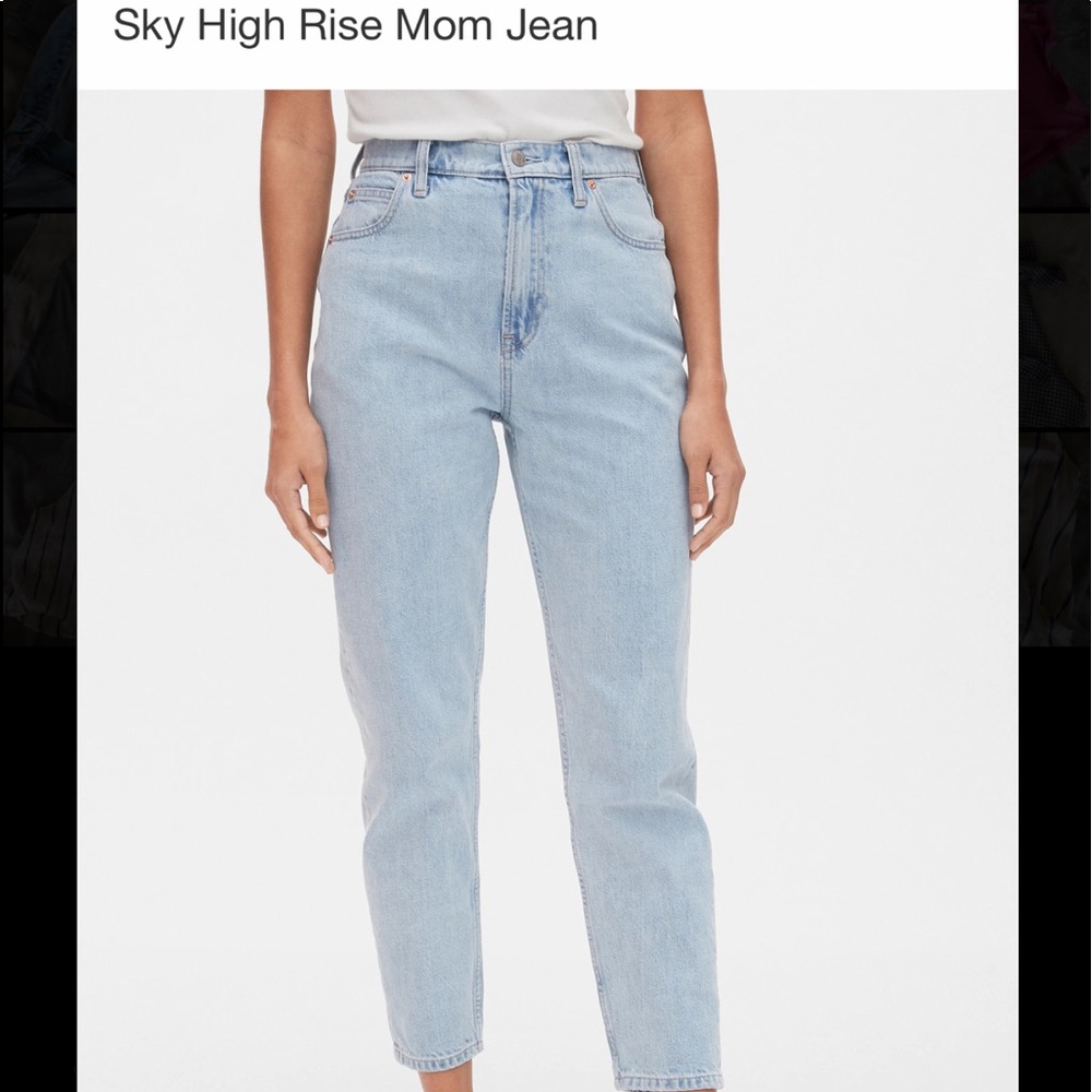 Gap Sky High Mom Jeans